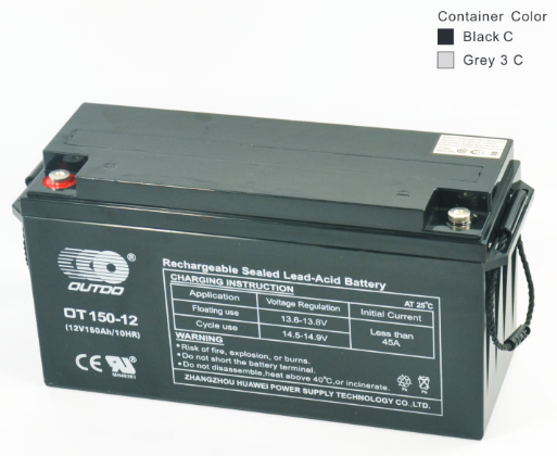 奥特多蓄电池OT150-12 12V150AH
